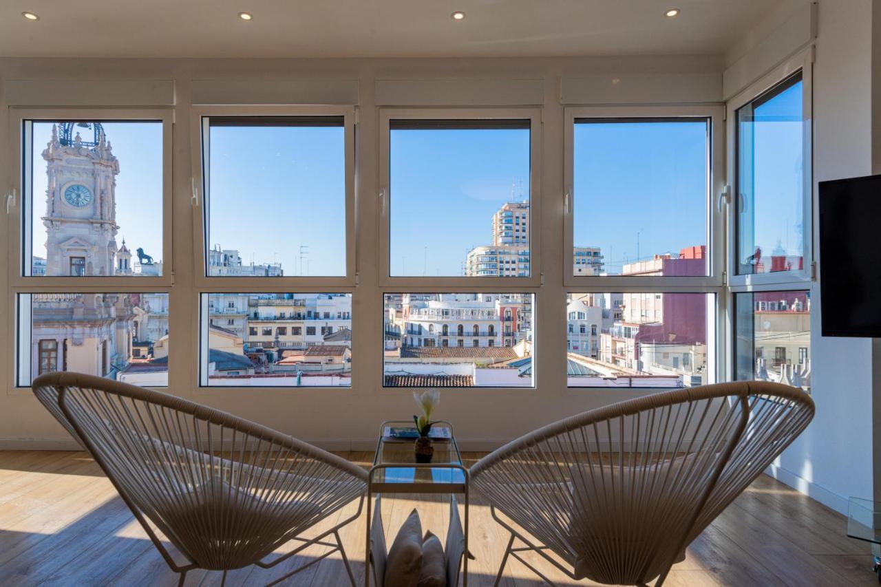 Apartmán Ayuntamiento Panoramic Valencie Exteriér fotografie