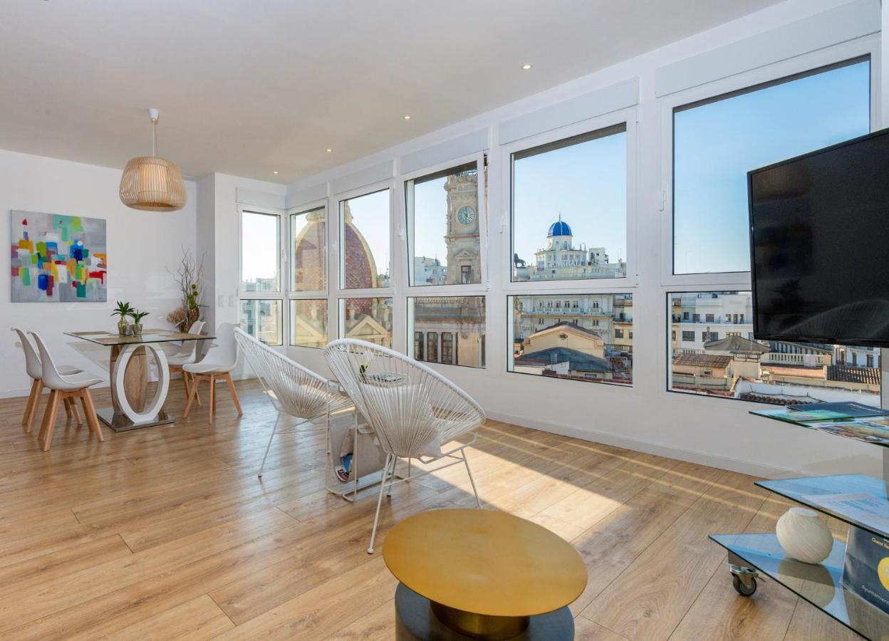 Apartmán Ayuntamiento Panoramic Valencie Exteriér fotografie