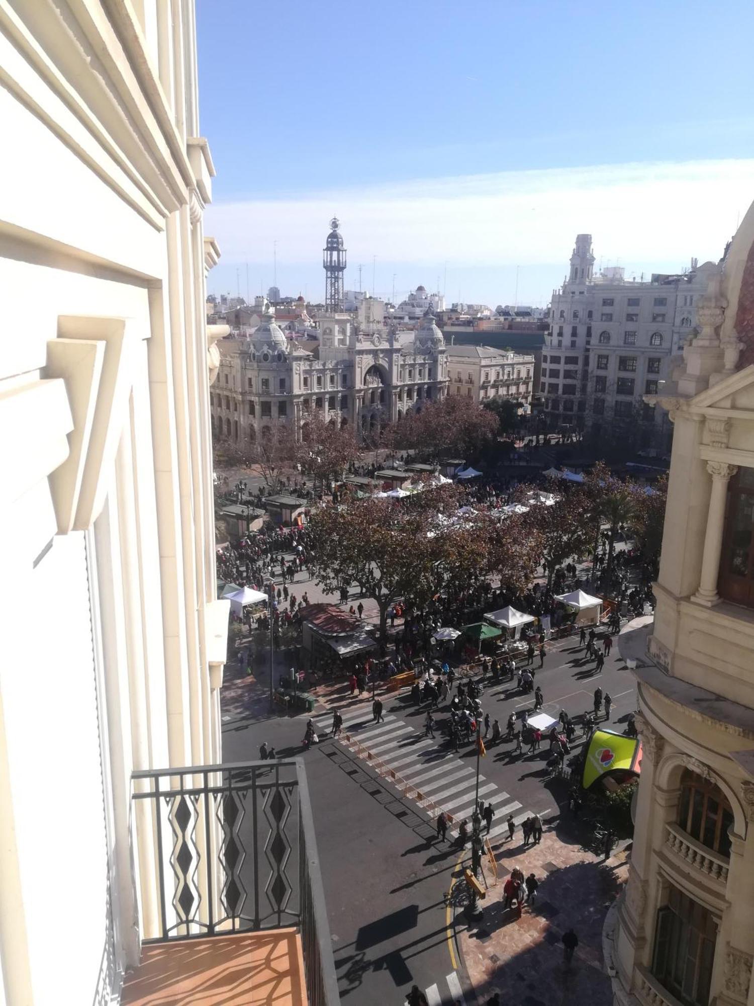 Apartmán Ayuntamiento Panoramic Valencie Exteriér fotografie